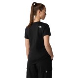 Γυναικεία Κοντομάνικη Μπλούζα Μαύρη - The North Face S/S Simple Dome  Εικόνα 0