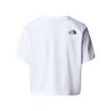 THE NORTH FACE W S/S CROPPED EASY TEE NF0A87NAFN4-FN4 White Image 0