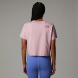 THE NORTH FACE EASY RELAXED CROPPED TEE NF0A8A6HA1O-A1O Pink Image 0