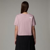 THE NORTH FACE SIMPLE DOME CROPPED SLIM TEE NF0A87U40SO-0SO Pink Image 0