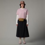 THE NORTH FACE SIMPLE DOME CROPPED SLIM TEE NF0A87U40SO-0SO Pink Image 1