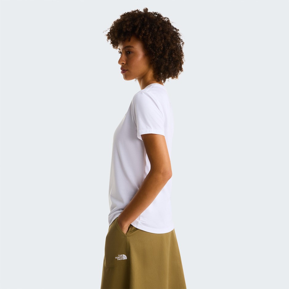 Women's T-Shirt White - The North Face Evolution Simple Dome