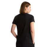 Women's T-Shirt Black - The North Face Evolution Simple Dome Image 0