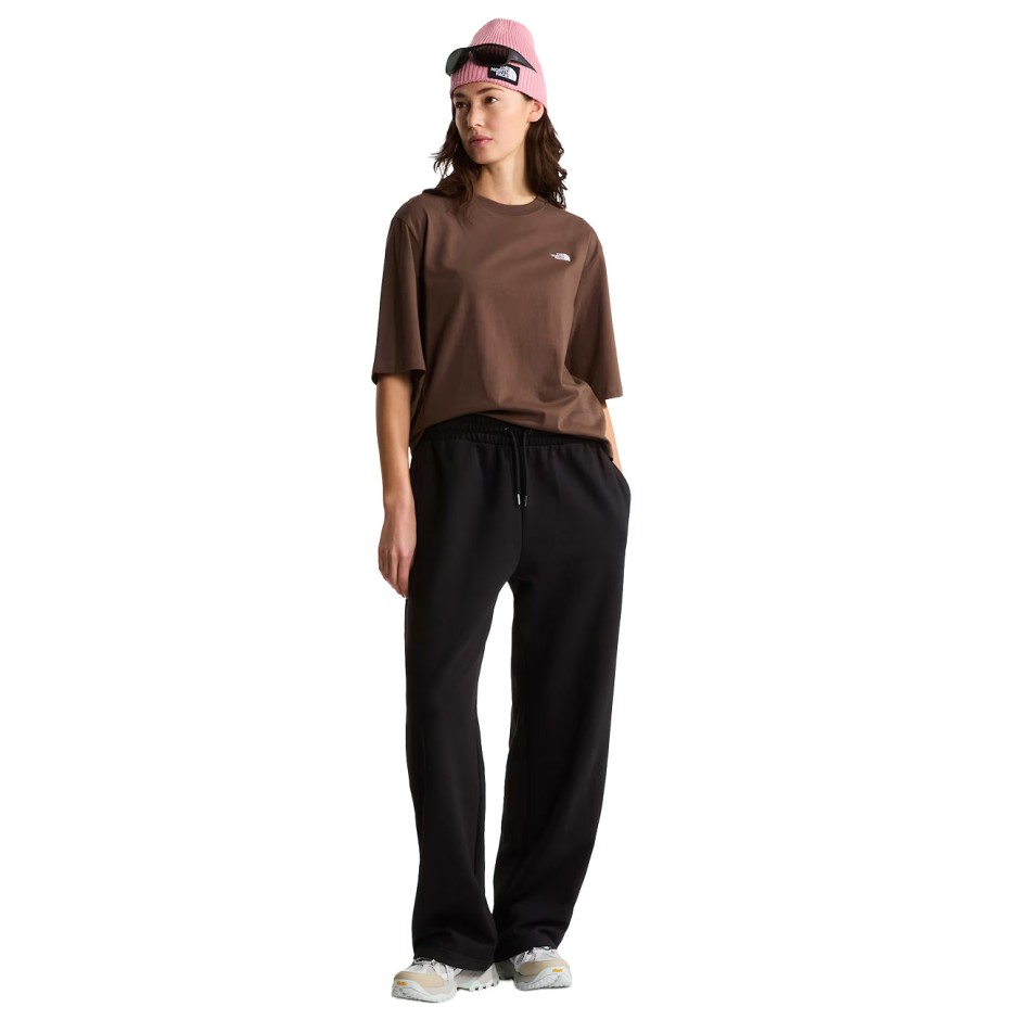 Women's T-Shirt Brown - The North Face TNF Essential Simple Dome