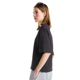 Women's T-Shirt Black - The North Face TNF Essential Simple Dome Image 1