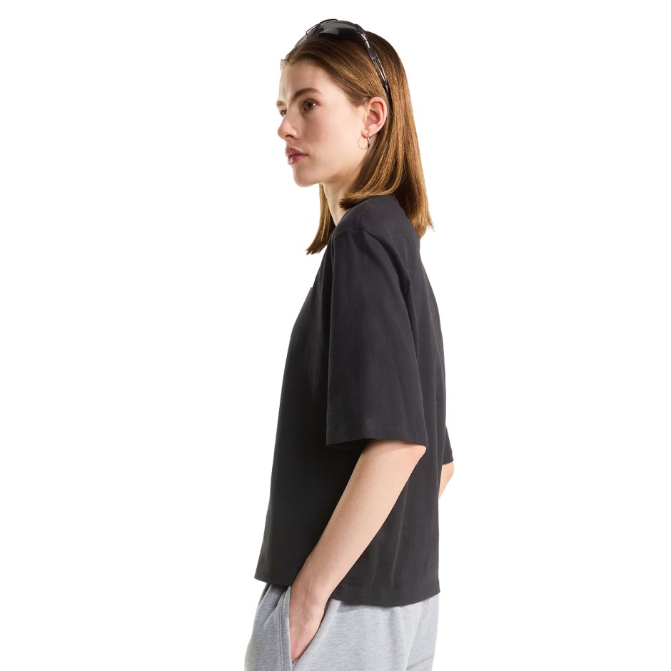 Women's T-Shirt Black - The North Face TNF Essential Simple Dome