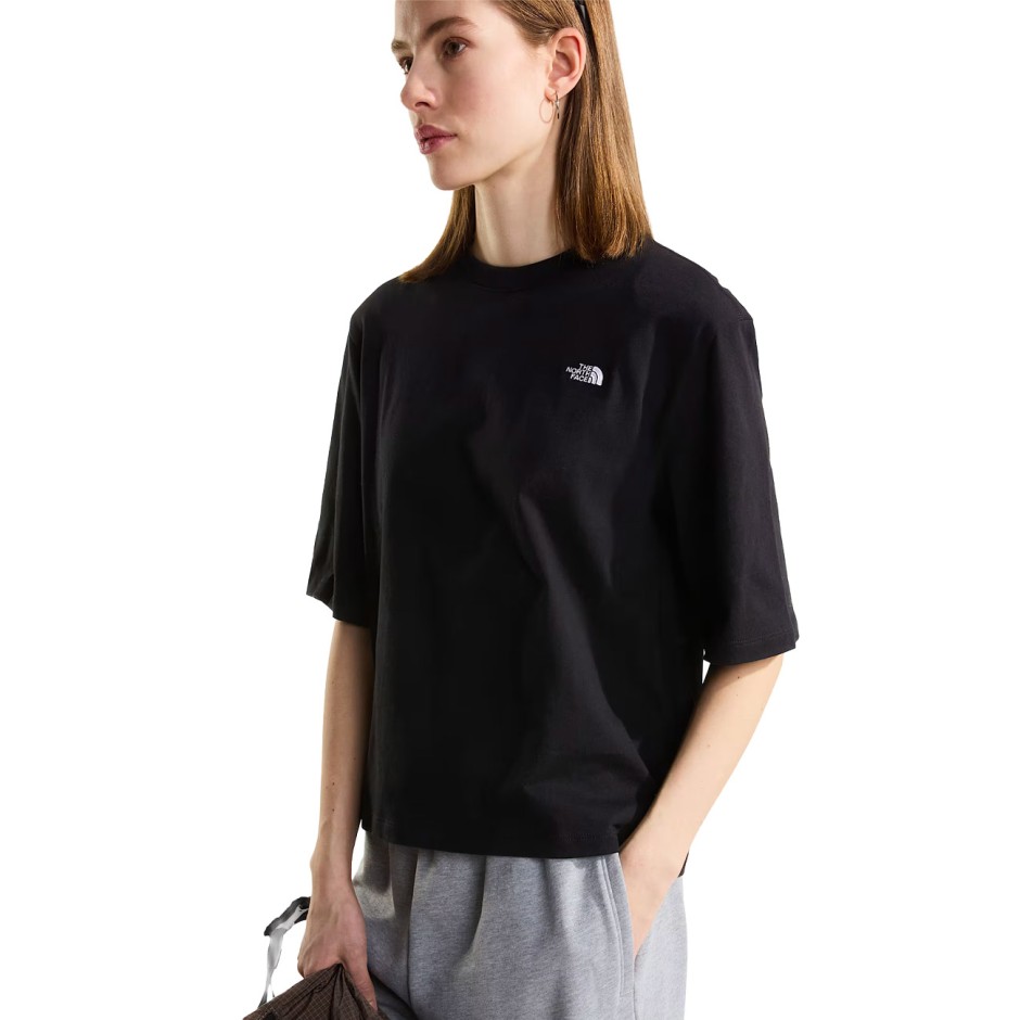 Women's T-Shirt Black - The North Face TNF Essential Simple Dome