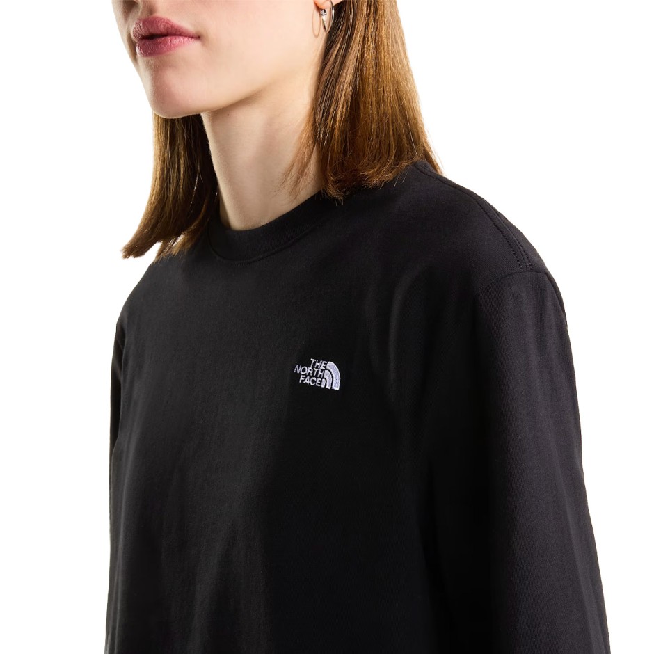Women's T-Shirt Black - The North Face TNF Essential Simple Dome