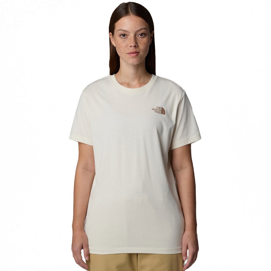 THE NORTH FACE BOX NSE RELAXED TEE NF0A87NK95R-95R Ecru