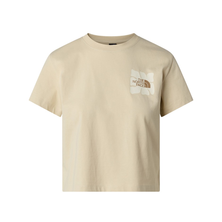 Women's T-Shirt Ecru - The North Face Sun Regular Graphic