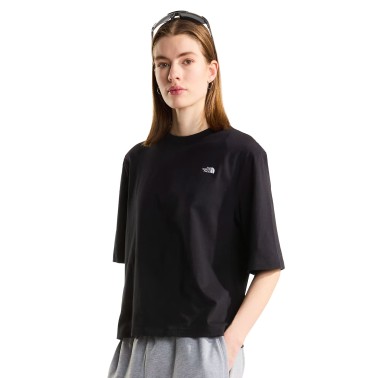 Women's T-Shirt Black - The North Face TNF Essential Simple Dome
