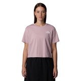 THE NORTH FACE SIMPLE DOME CROPPED SLIM TEE NF0A87U40SO-0SO Pink Image 