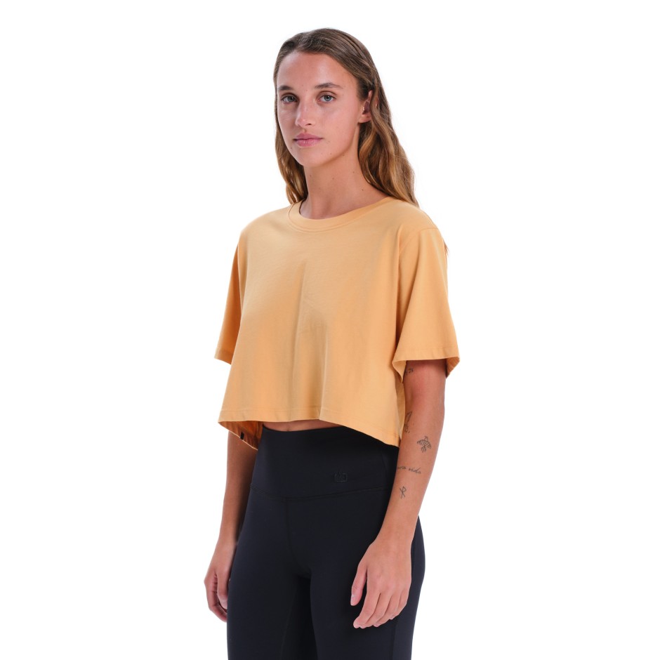 Γυναικεία Κοντομάνικη Μπλούζα Σομόν - EMERSON