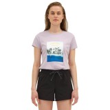 EMERSON HAWAIIAN POSTCARD PHOTO T-SHIRT 211.EW33.84-COOL PINK Pink Image 