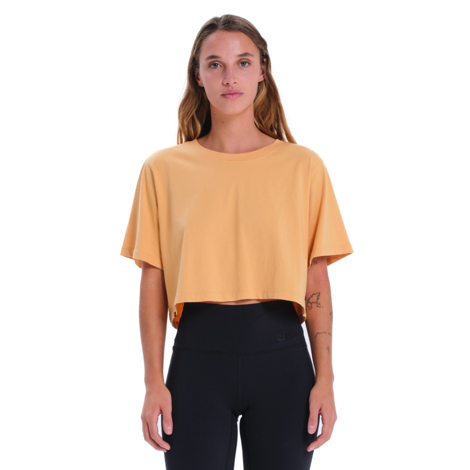 Γυναικεία Κοντομάνικη Μπλούζα Σομόν - EMERSON