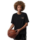 Women's T-Shirt Black - Jordan Sport Image 