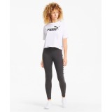 PUMA ESS CROPPED LOGO TEE 586866-02 White Image 1