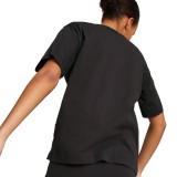 PUMA ESS+ LOVE IS LOVE RELAXED TEE 673669-01 Black Image 0