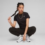 Puma Better Essentials Μαύρο - Γυναικεία Κοντομάνικη Μπλούζα