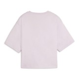 PUMA ESS+ BLOSSOM SHORT GRAPHIC TEE 680432-60 Lilac Image 3