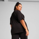 PUMA ESS PUMA LOGO RELAXED TEE 684971-01 Black Image 0