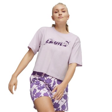 Γυναικεία Κοντομάνικη Μπλούζα Λιλά - Puma Better Essentials