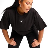PUMA ESS PUMA LOGO RELAXED TEE 684971-01 Black Image 