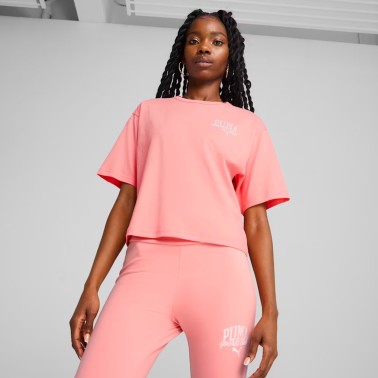 PUMA CLASS CROP TEE 685030-18 Pink