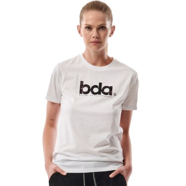 Body Action Λευκό - Γυναικεία Κοντομάνικη Μπλούζα 