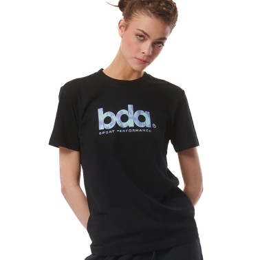 Γυναικεία Κοντομάνικη Μπλούζα Μαύρη - Body Action