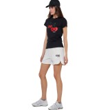 Women's T-Shirt Black - Body Action Image 3