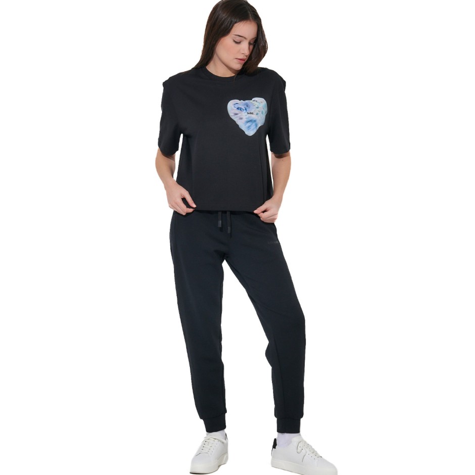 Women's T-Shirt Black - Body Action