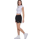 Γυναικεία Κοντομάνικη Μπλούζα Λευκή - Body Action Εικόνα 1