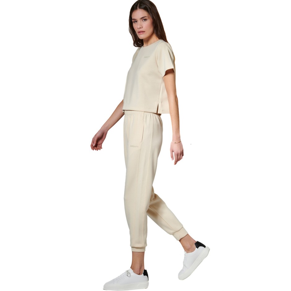 Women's T-Shirt Beige - Body Action