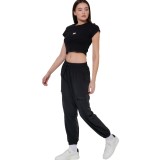 Γυναικεία Κοντομάνικη Μπλούζα Μαύρη - Body Action Εικόνα 2