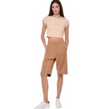 Γυναικεία Κοντομάνικη Μπλούζα Σομόν - Body Action Εικόνα 1