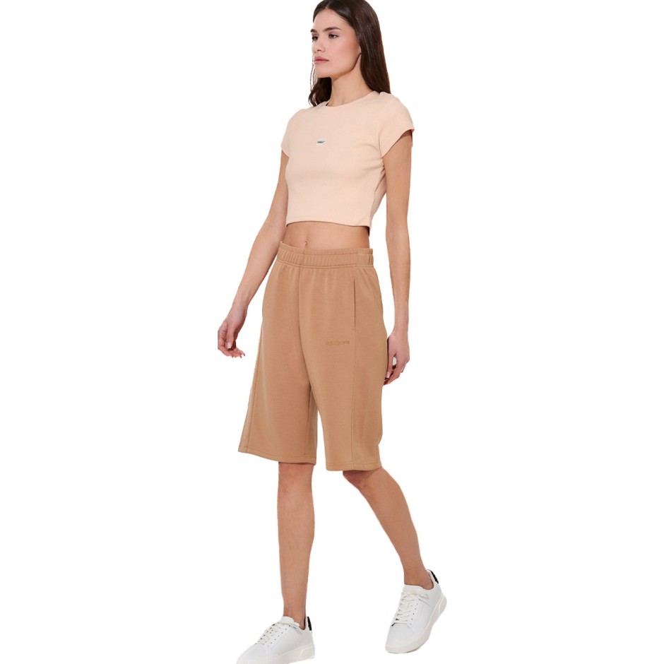 Γυναικεία Κοντομάνικη Μπλούζα Σομόν - Body Action