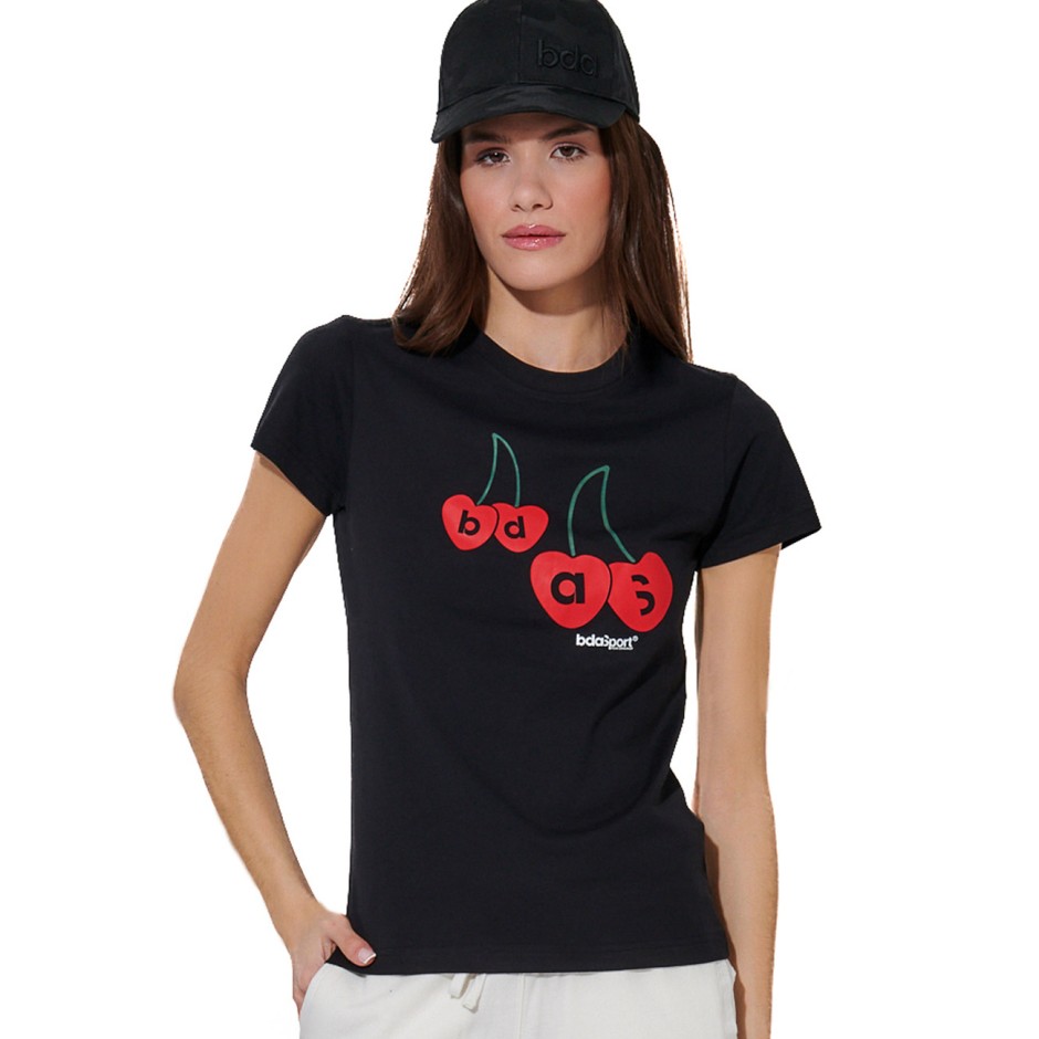 Women's T-Shirt Black - Body Action