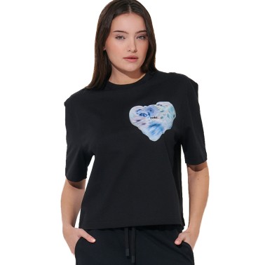 Women's T-Shirt Black - Body Action