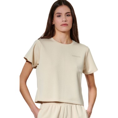 Women's T-Shirt Beige - Body Action