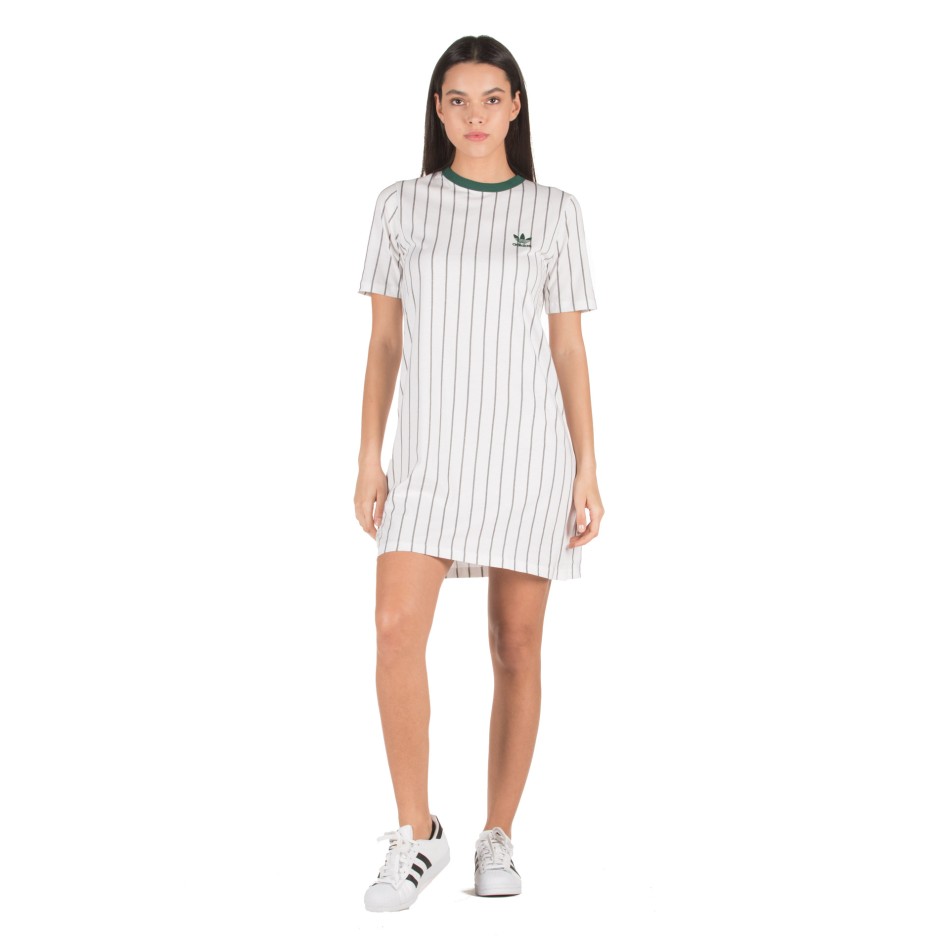 adidas Originals TEE DRESS DU9934 White Zakcret.gr