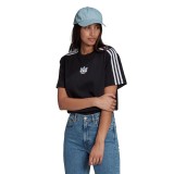adidas Originals ADICOLOR 3D TREFOIL LOOSE T-SHIRT GN2930 Black Image 