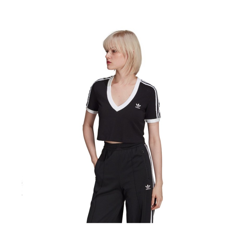 adidas Originals ADICOLOR CLASSICS CROP TOP HC2040 Black