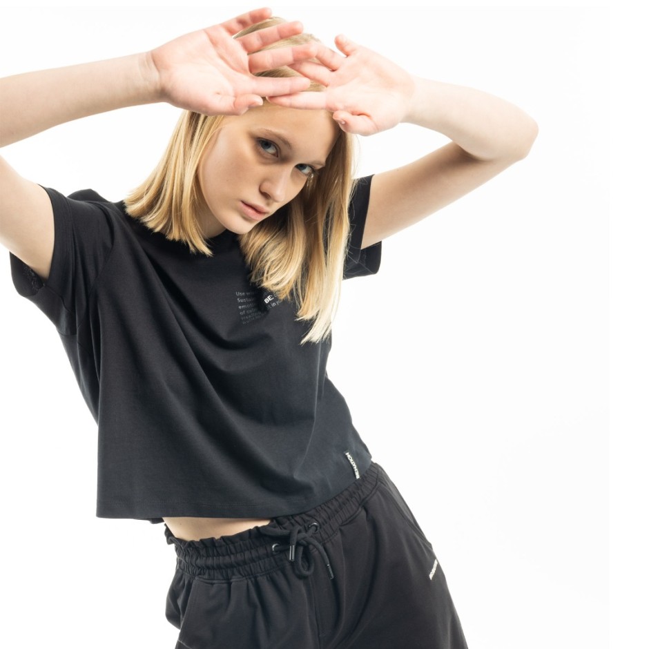BE:NATION CROP TOP 05112303-01 Black