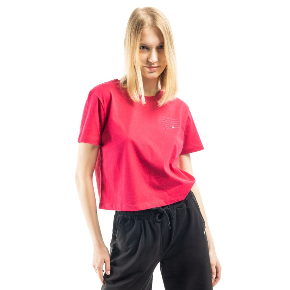 BE:NATION CROP TOP 05112303-9D Βordeaux