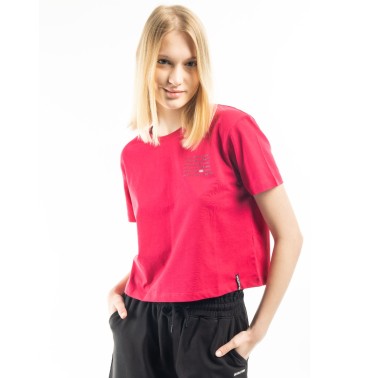 BE:NATION CROP TOP 05112303-9D Βordeaux