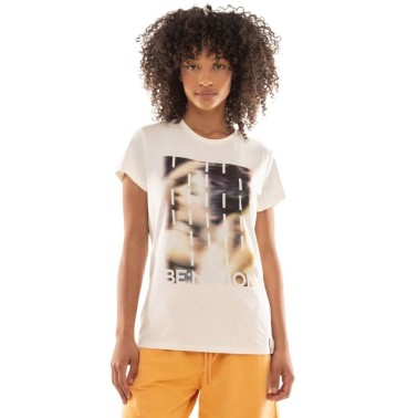 BE:NATION S/S REGULAR LONG TEE 05112305-2A Ecru