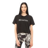 BE:NATION S/S CROP TOP 05112403-01 Black Image 