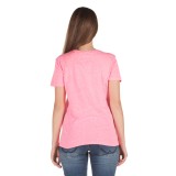 SUPERDRY D1 V LOGO RETRO RAINBOW ENTRY TEE G10138TT-ZV0 Pink Image 0
