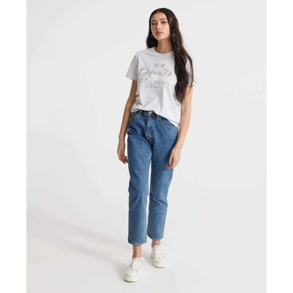 SUPERDRY VL TONAL EMBROIDERY ENTRY W1010028A-54G Γκρί